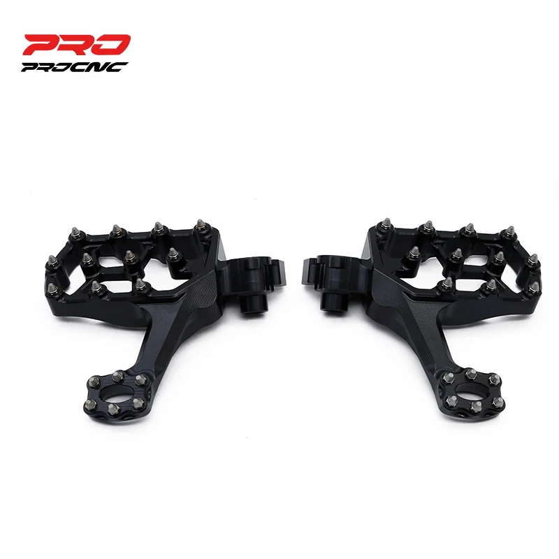 

For Yamaha Tenere700/XTZ 700 2019-2024 CNC Dirt Pit Pivot Bike Shark Tooth Foot Pegs Footpegs Footrests Pedals