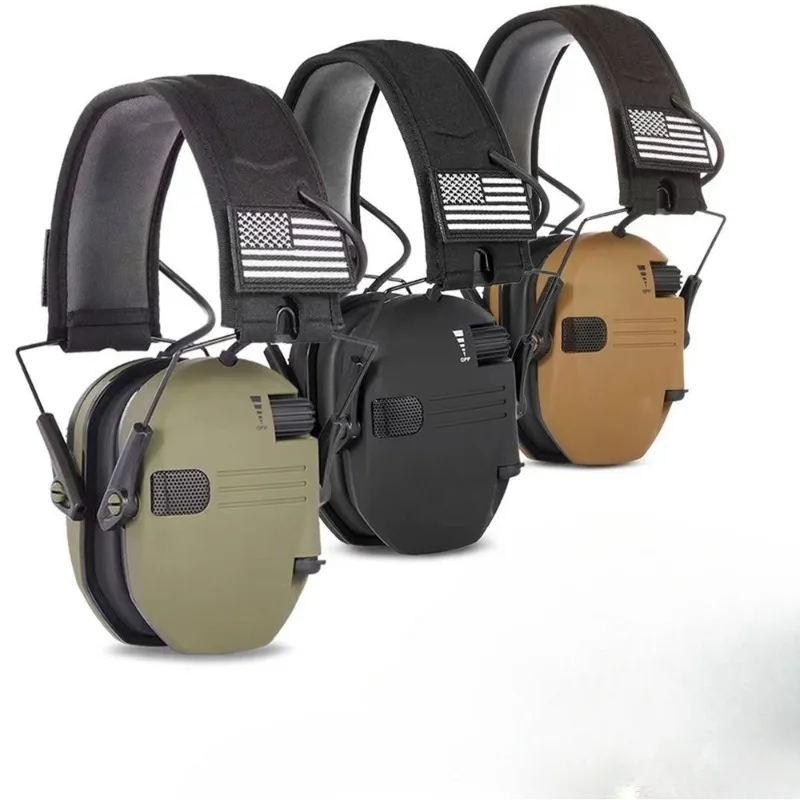Sound insulation noise reduction earmuffs Outdoor shooting earphones Intelligent sound insulation noise reduction earmuffs
