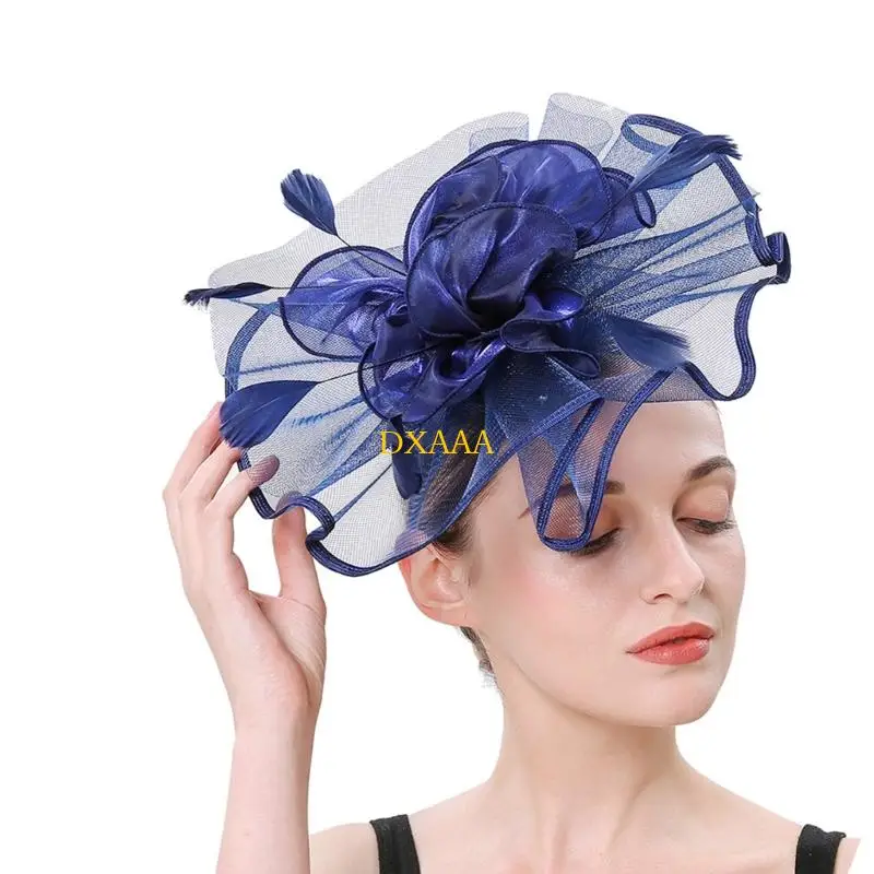 DXAA Vintage 1920 Flapper Cosplay Accessoires Collier bande à plumes Gants d'oreille pour femmes Prom Halloween mariage