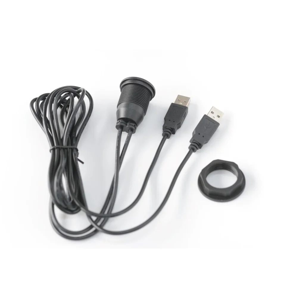 Car USB2.0 Male To USB-A+TypeC Extension Cord For Car Motorcycle Marine Equipment Car Accessories