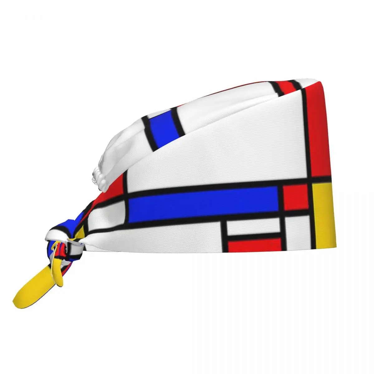 Mondrian Scrub Hat Dottore Berretto chirurgico da lavoro Uomo Donna Berretti infermieristici regolabili per dentista