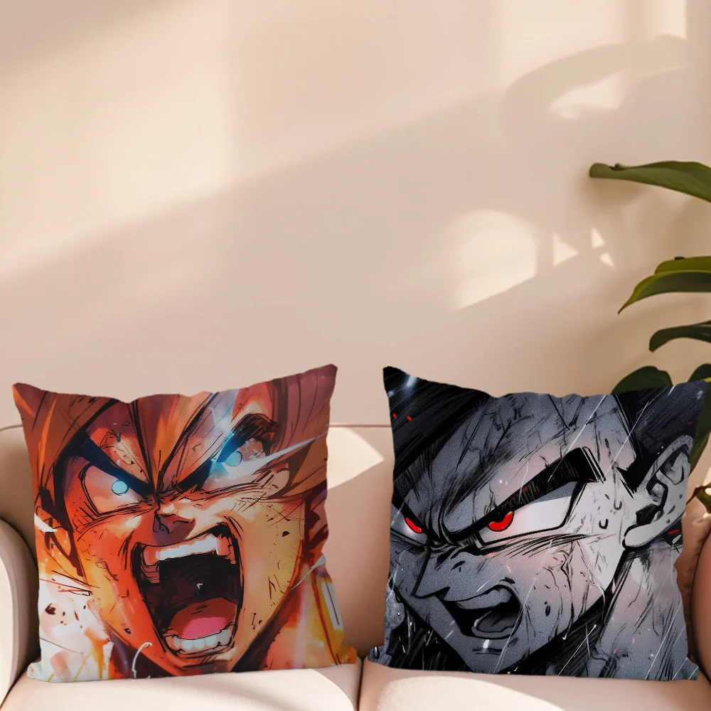 Cartoon Ball Pillow Case For Sofa Bedroom Living Room Office Bedside Table zCool D-Dragon Backrest Cushion Printing Square