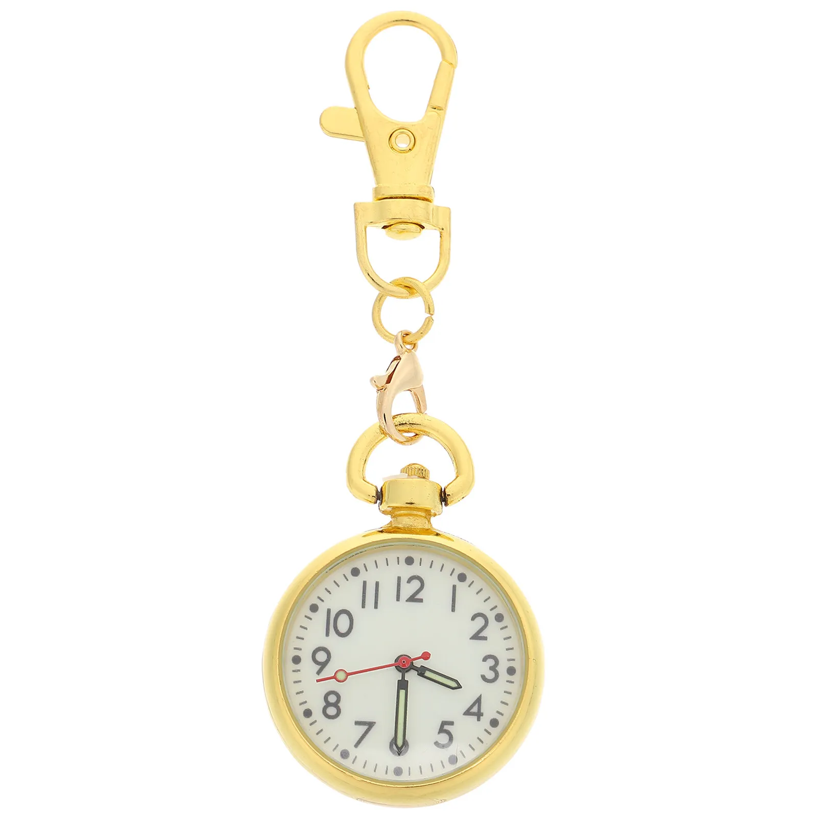 

Светящиеся в темноте карманные часы в стиле медсестры с застежкой-клипсой, подвесные нагрудные часы с легко читаемым циферблатом, брелок-подарок для медсестер