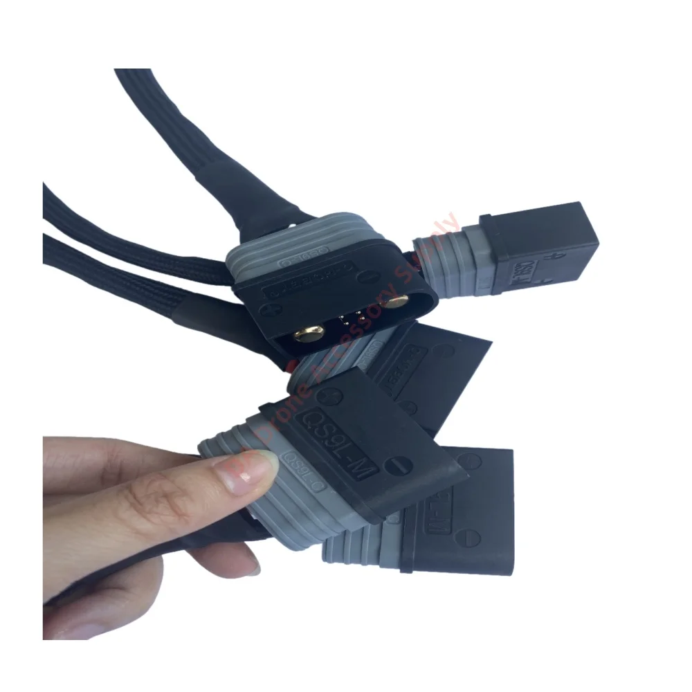 Złącze męskie QS9L do żeńskiego AS150U do kabla adaptera zasilania RC, części do inteligentnej ładowarki akumulatorów griculture.