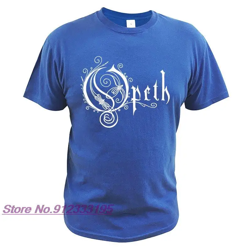 Opeth-T Shirt For Men Avant-Garde Metal Rock Band Death Metal Fans Streetwear Homme Summer Cotton Top EU Size