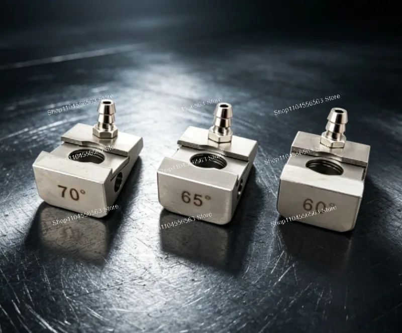 70/65/60 Degree TOFD Alloy Wedge Ultrasonic Flaw Detector Probe Oblique Block for Weld Detection