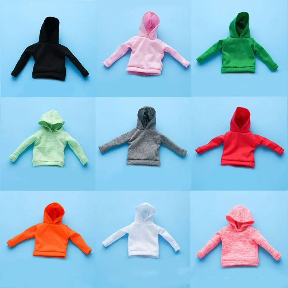 Accesorios Moda 1/6 Muñecas Sudaderas con capucha Ropa casual Algodón Deporte Tops Muñeca Suéter Ropa 30 cm Muñeca