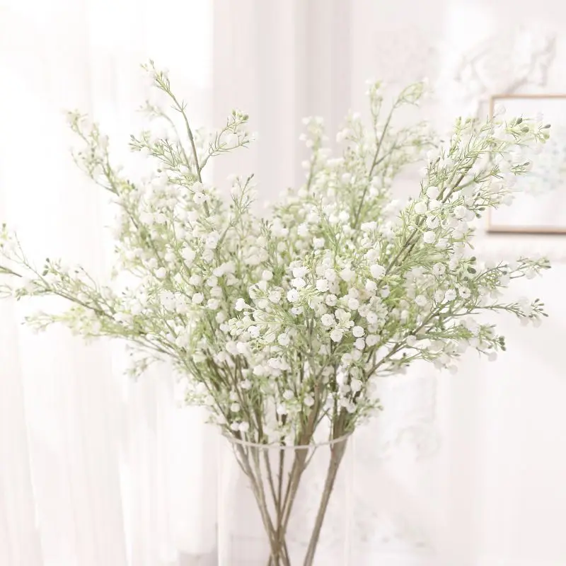 Artificial Flower Plant Gypsophila Hot sales Wedding Bridal bouquet Christmas Home festival Diy gift Decoration Photography prop