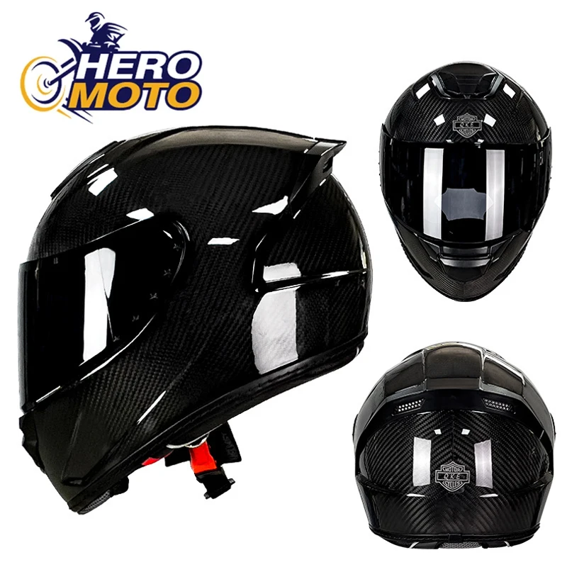 

Men's Motorcycle Helmet Full Face Motocross Helmet Breathable Helmets Anti-Fall Motorcycle Accessories Riding Moto Helmet M-3XL