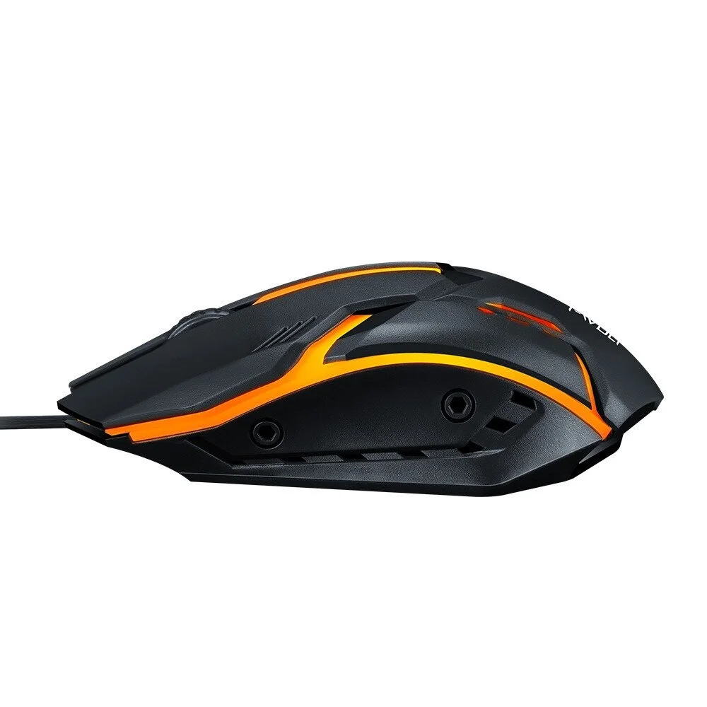 Alfa-usb mouse para gamer, 3200dpi, led rgb, para fio jx-m20