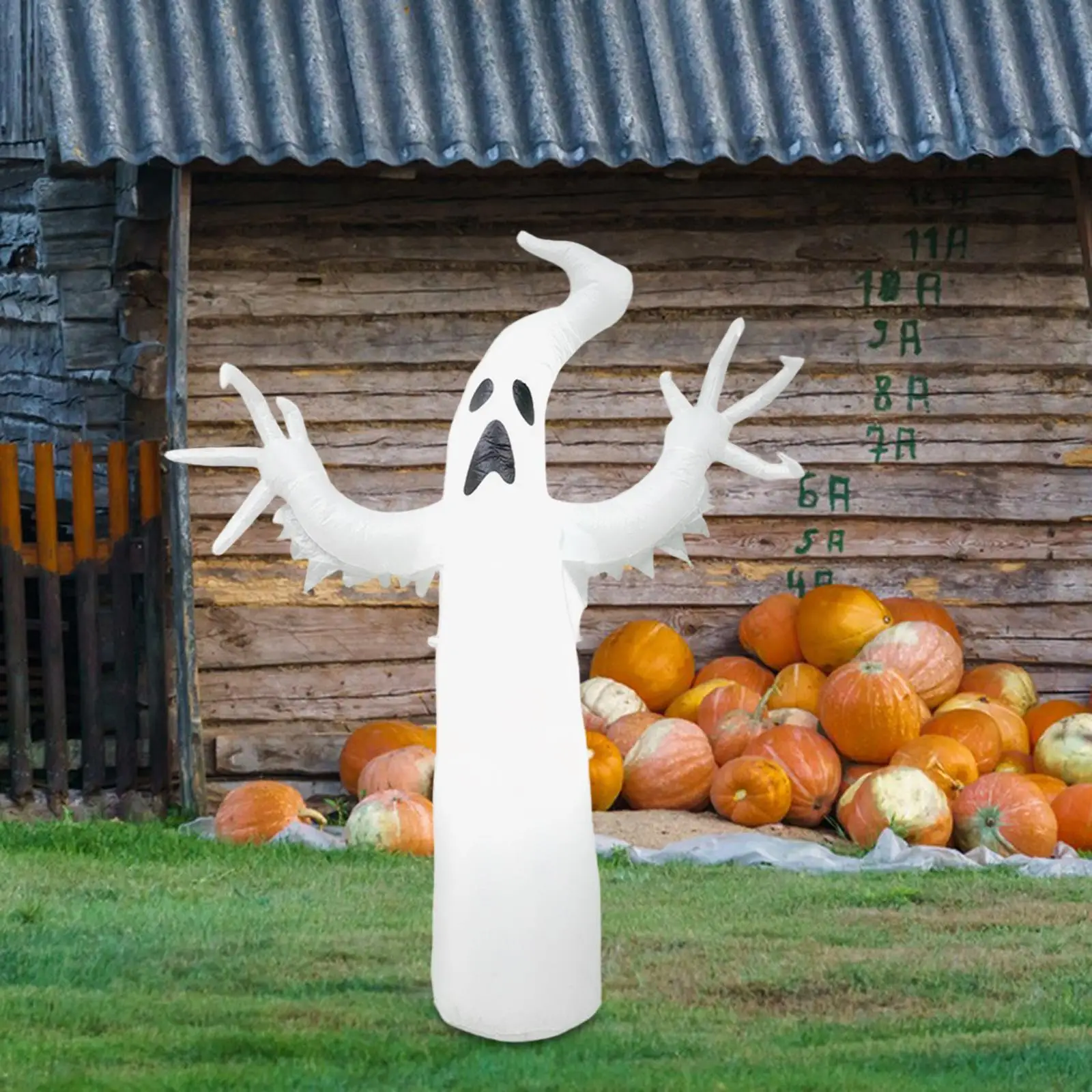 

Inflatable Ghost Halloween Decoration Inflatable Toy Prop Light up Yard Decoration for Celebrations Home Events Yard Festival