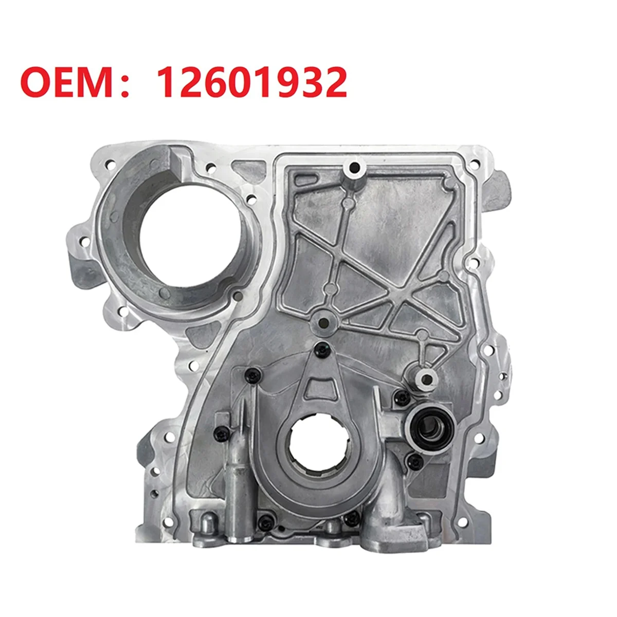 Engine Timing Chain Cover with Oil Pump 12601932 12628565 for Chevy Colorado GMC Canyon Buick