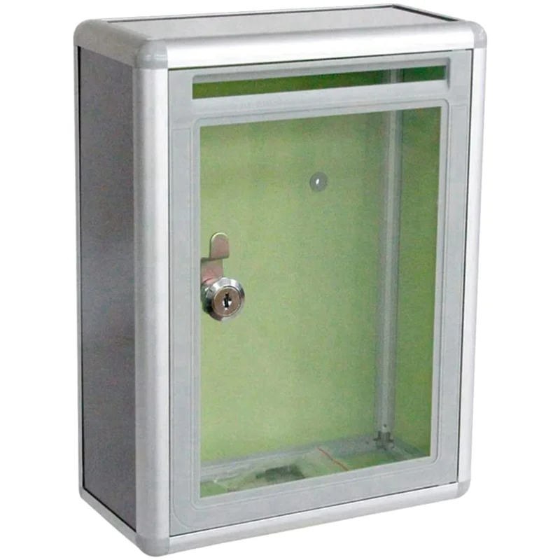 Proposal Box with Lock and Key Small Lockable Metal Wall Mounted Home Office Proposal Box