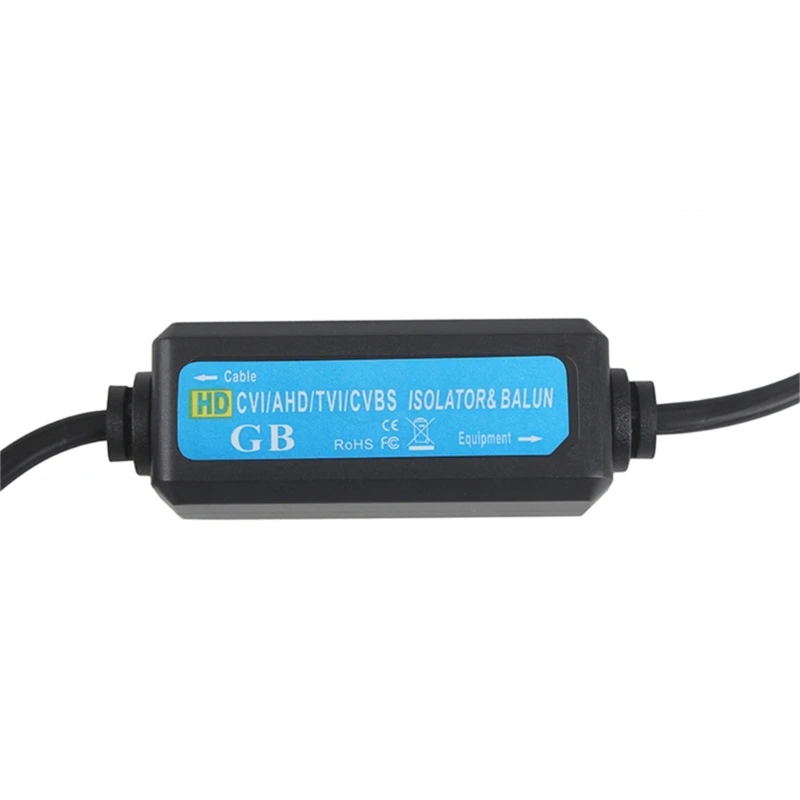 High CVI/CVBS Ground Loop Isolator ใช้งานได้กับ 720P-960P/3MP/5MP;