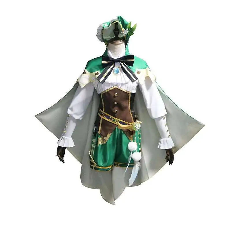 

Genshin Impact Barbatos Full Cosplay Costume Halloween Carnival Clothes Including Gloves Socks