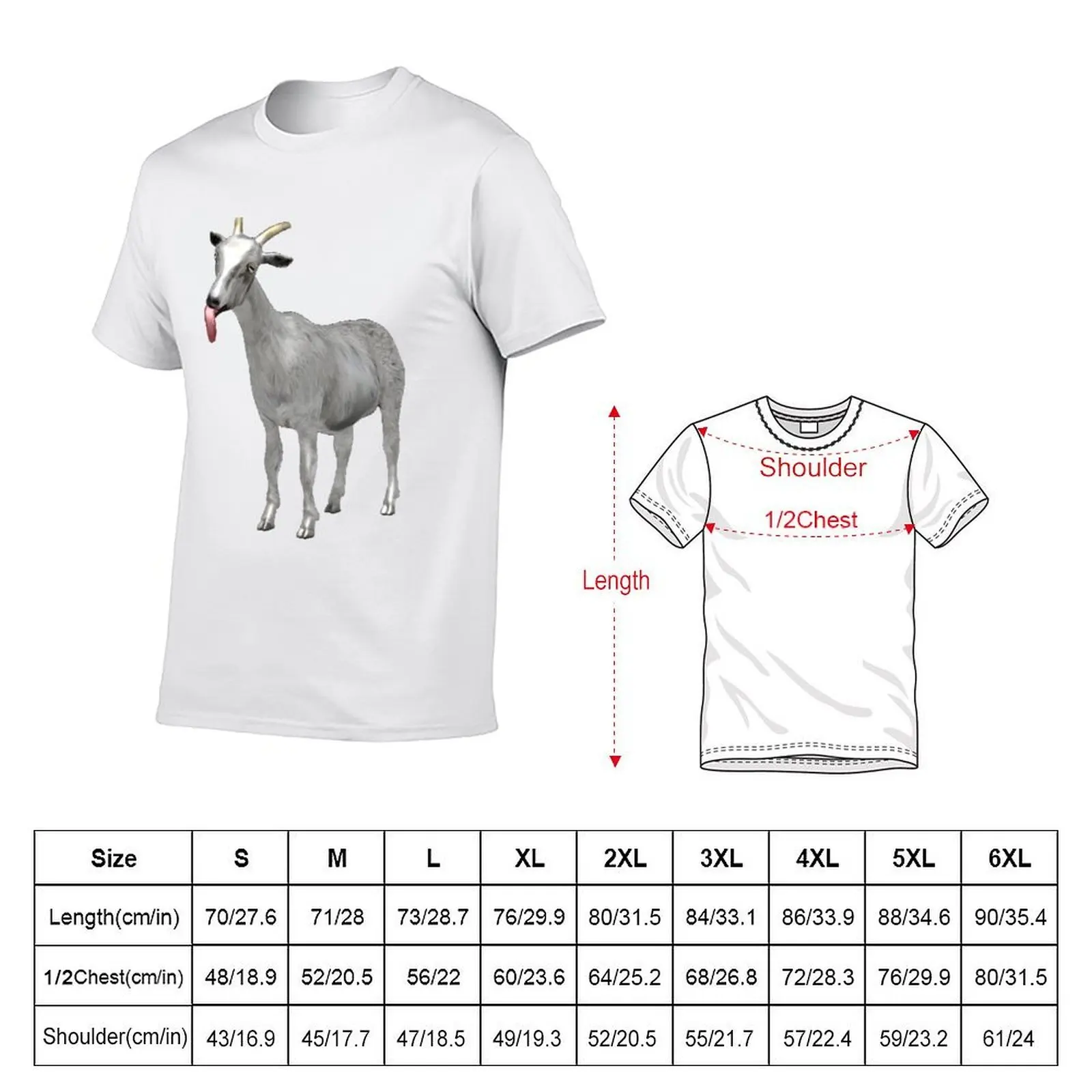 Goat Simulator T-Shirt summer top quick drying men t shirts