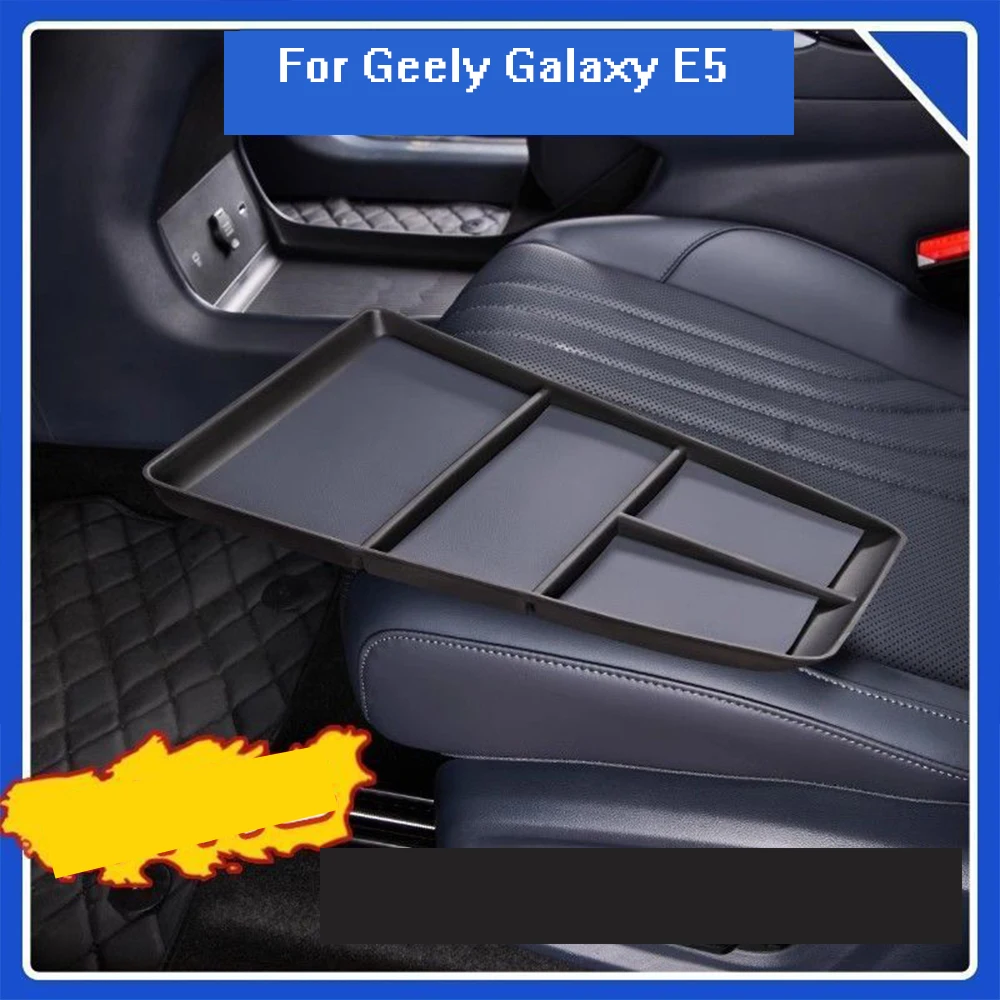 

For Geely Galaxy E5 2024 2025 ABS Plastic Car Central Control lower Storage Box Storage Tool Auto Anti-dirty Pad Accessories