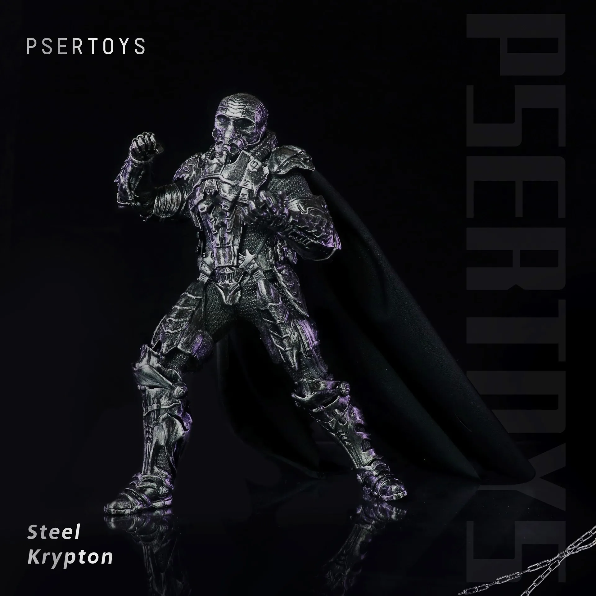 In Stock PSERTOYS 1/12 Scale Military Commander Steel Krypton General Dru-Zod Male Soldier Action Figures Custom Model