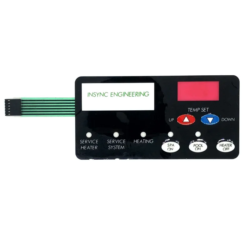 Processing custom PVC button film switch PC film panel touch button surface film switch