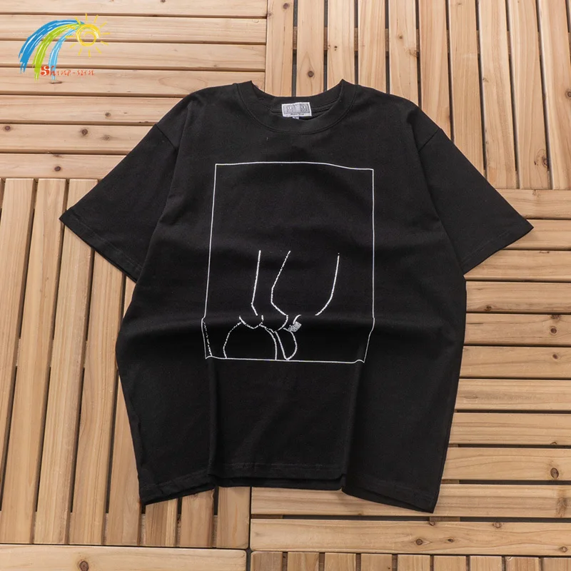 

Men Women Casual Fashion Couple CAVEMPT T-Shirt Streetwear Cotton Tops Simple Sketching Patterns Print CAV EMPT C.E T Shirt Tee