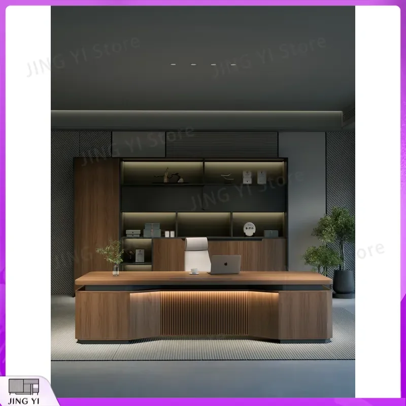Modern Custom Office Desk for Administrative Work Environmentally Friendly Durable Executive Manager Desk Professional