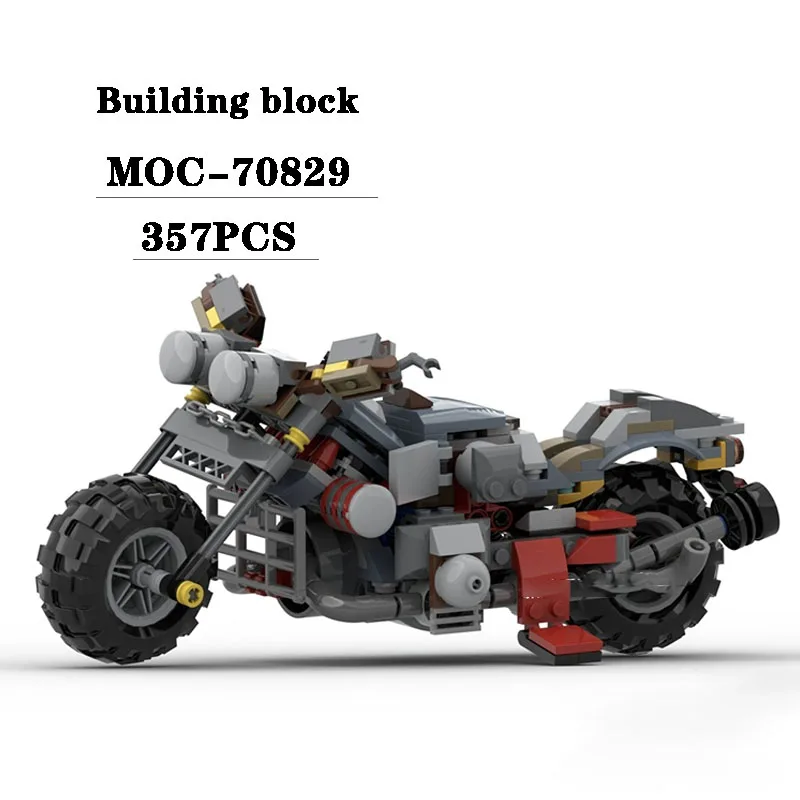 

New MOC-70829 Super Cool Motorcycle Muscle Motorcycle Splice Building Block Boy Racing Gift Model Birthday Christmas Toy Gift