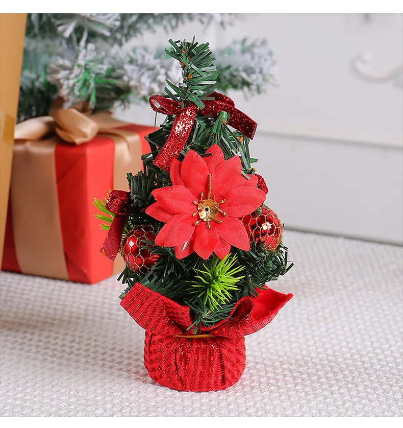 New Mini Christmas Tree Wholesale 2026 Small Xmas Tree Tabletop Decoration for Restaurant Holiday Home Ornament Supplies view 4