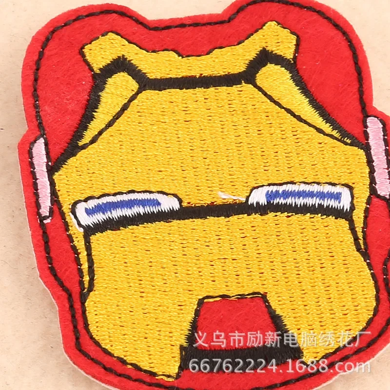 Iron on Patches for Clothes Embroidered Patches Anime Patch Captain Clothing Accessories Badge Cloth Sticker Letter Appliques