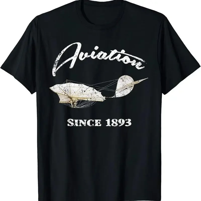 Aviation since 1893 Otto Lilienthal first glider flight T-Shirt