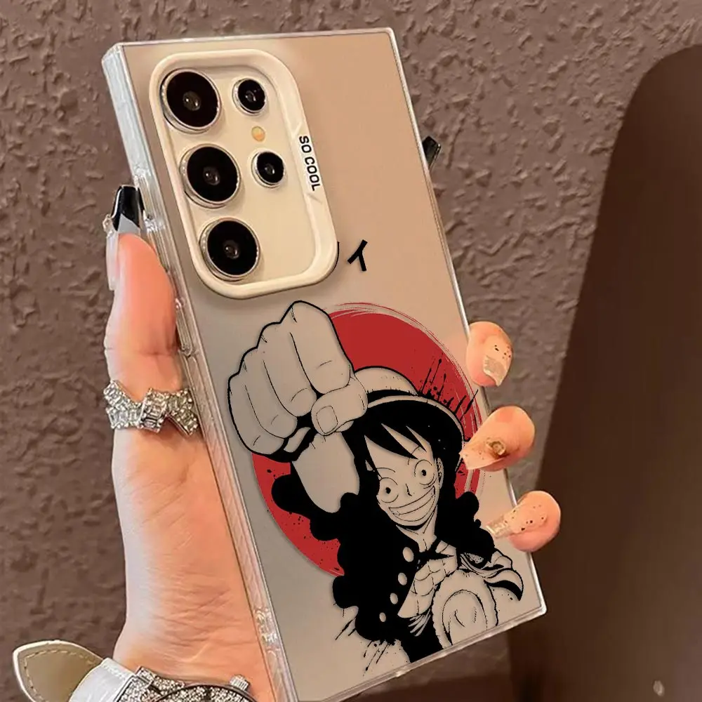 One P-Piece Luffys Zoros Comic Phone Case For Samsung A03S A04 A05 A05S A06 A7 A12 A13 A14 A15 A16 A17 M23 M36 NOTE 10 20 Cover