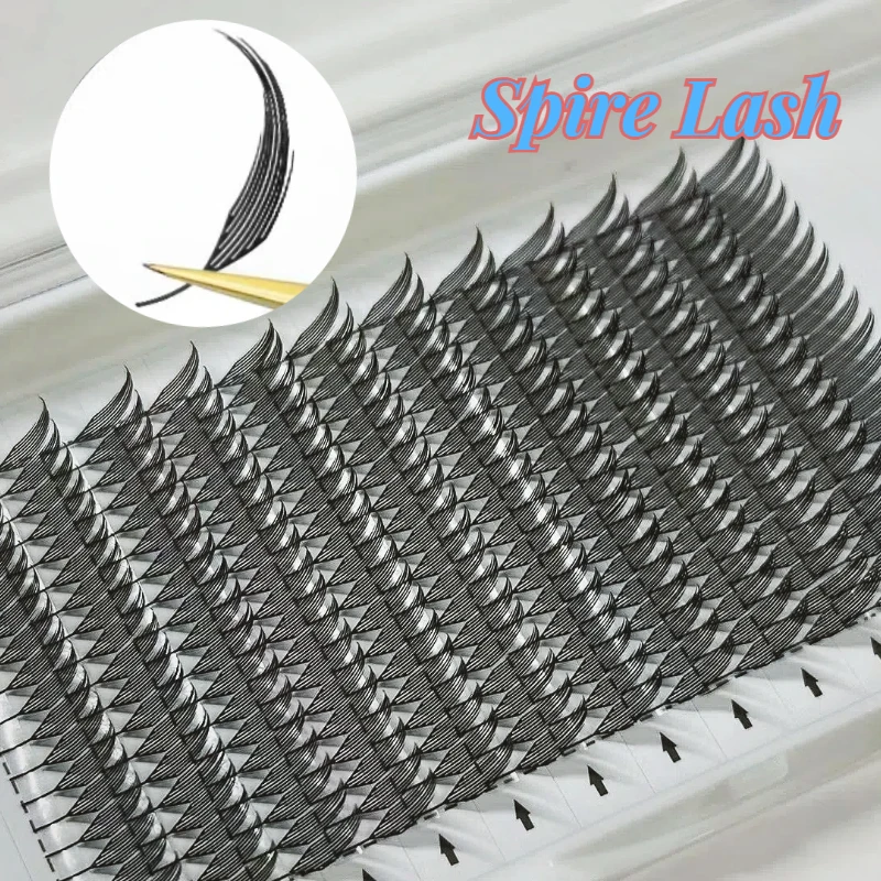 RUTH&KEY Cashmere Eyelash Extensions Tower Top Feather Shape Automatic Flowering Comic Spire  Premade Fans Lashes Extensions