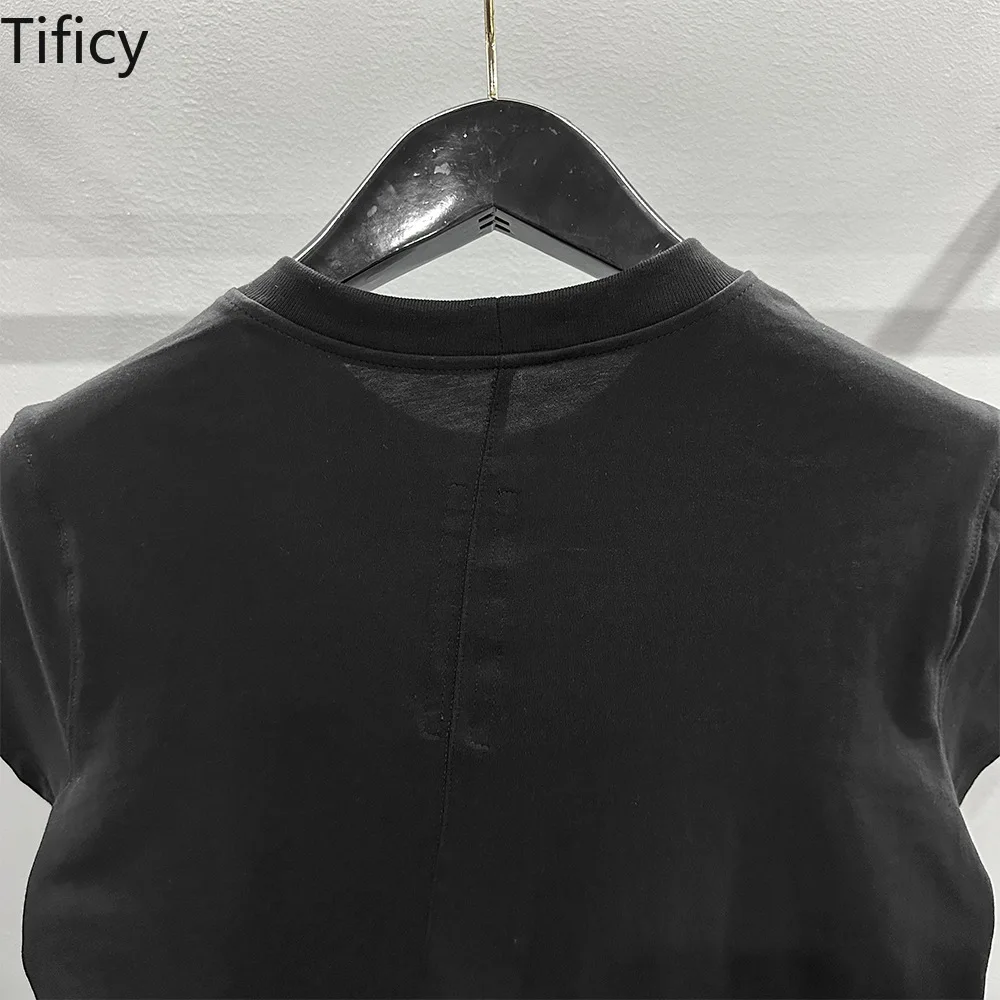 TIFICY T-shirt a maniche corte estiva da donna in cotone di alta qualità con stampa a sirena, girocollo, maniche regolari