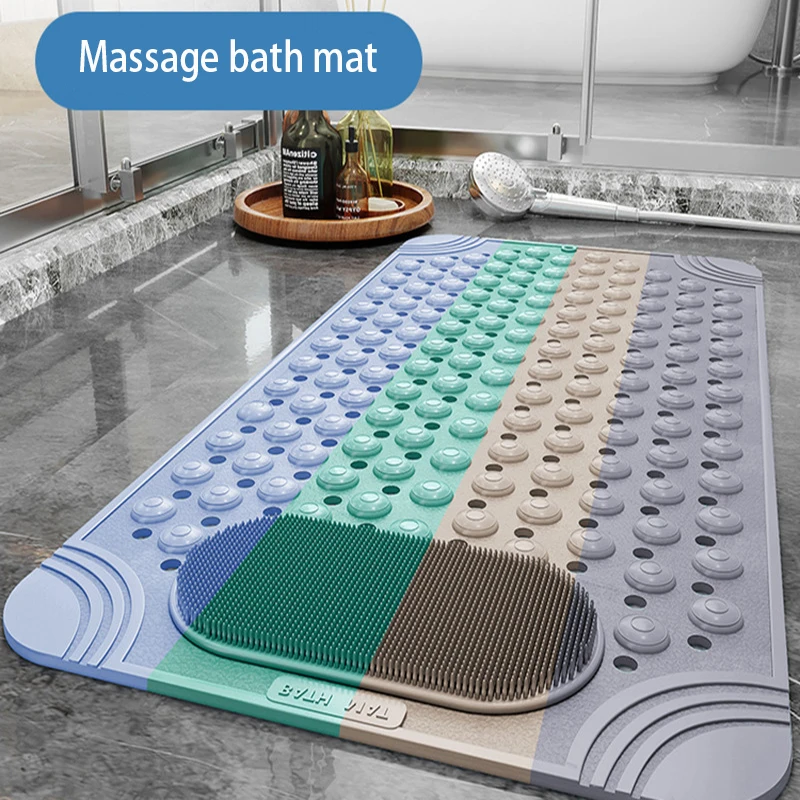 Hydrophobic Non-Slip Pad for Bathroom, Massage Rugs, Environmental Protection, odorless Toilet, Household Bathtub