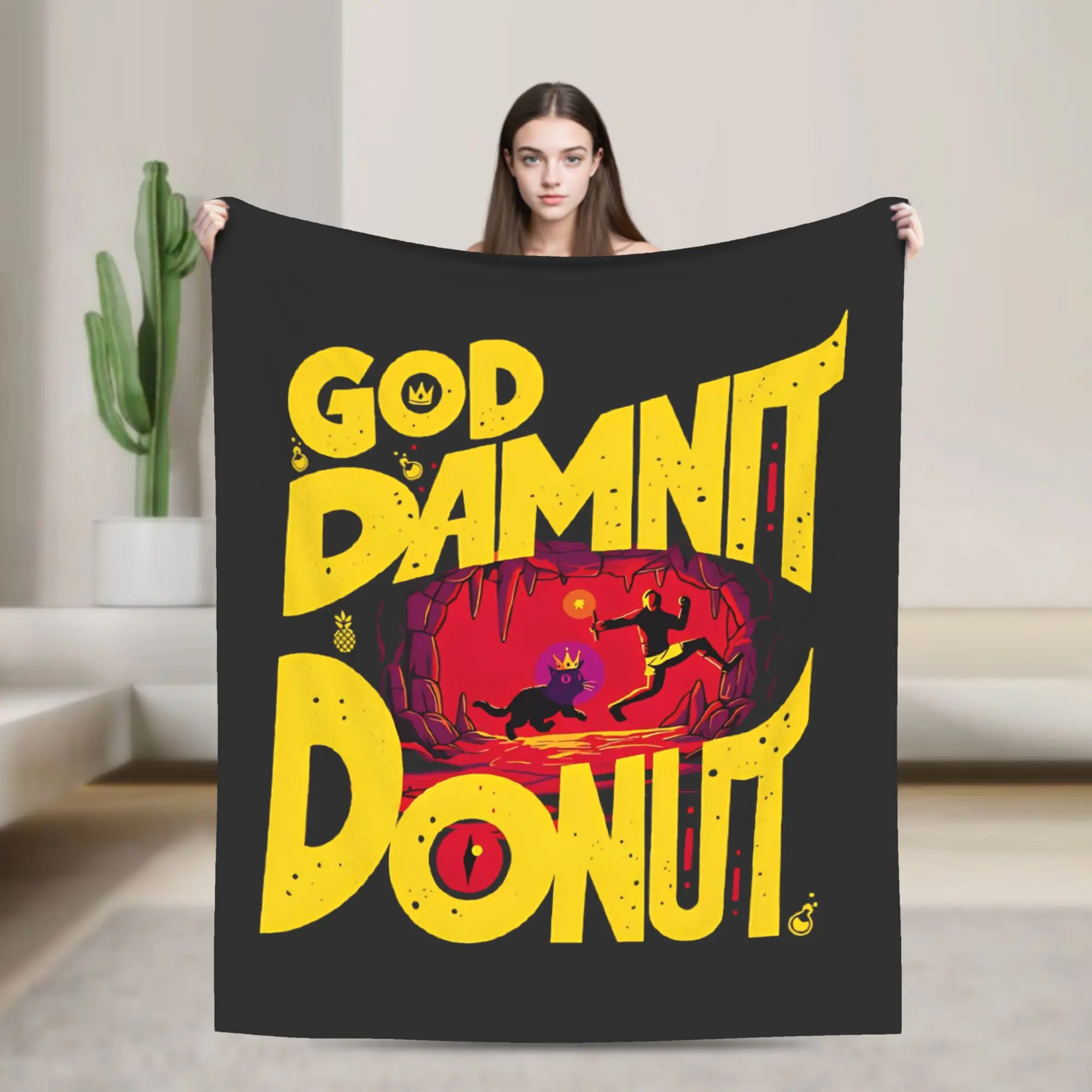 Dungeon Crawler Carl New Achievement Blanket  Soft Street Trend Plush Throw Blanket For Child Couch Chair Bedspread Bed Cover
