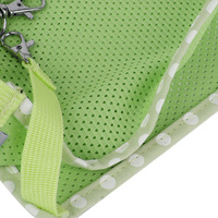 Cat Bed Breathable Mesh Dot Border Pet Hammock Bed For Small Pets Easy Clip On Size Animal Hanging Cage Pad