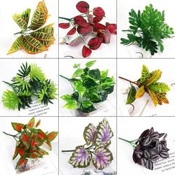 Artificial plant desktop decoration fake green plant accessories plastic flowers outdoor decoration wedding venue layout