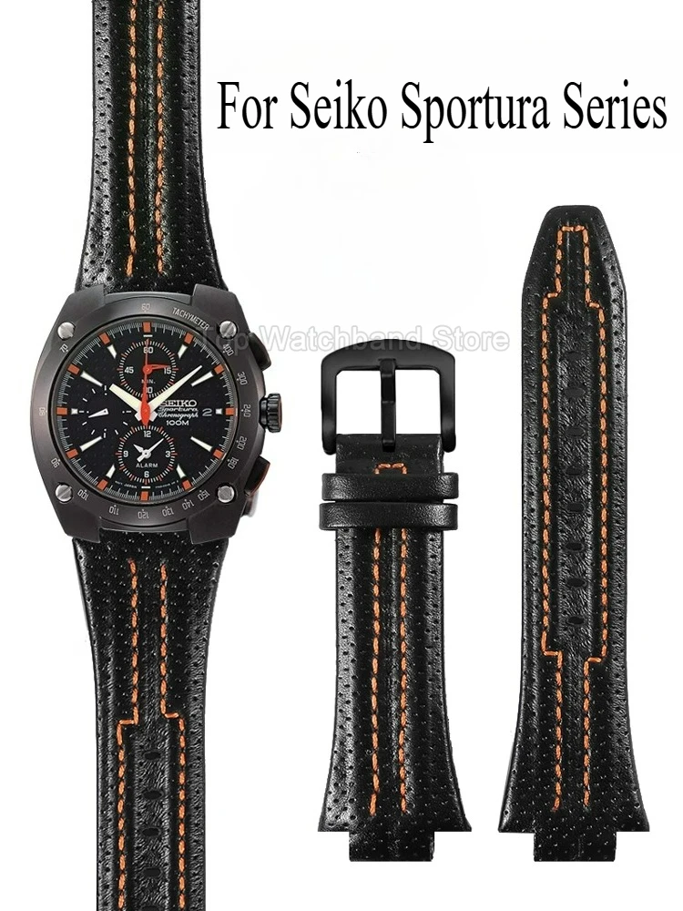 Оригинальный-аксессуар-из-натуральной-кожи-премиум-качества-для-seiko-sportura-snl017-snl029p2-sna595p2-ремешок-для-часов-с-пряжкой-из-нержавеющей-стали