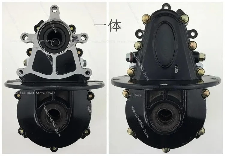 Electric vehicle differential assembly differential box body rear axle differential package, high and low speed transmission box