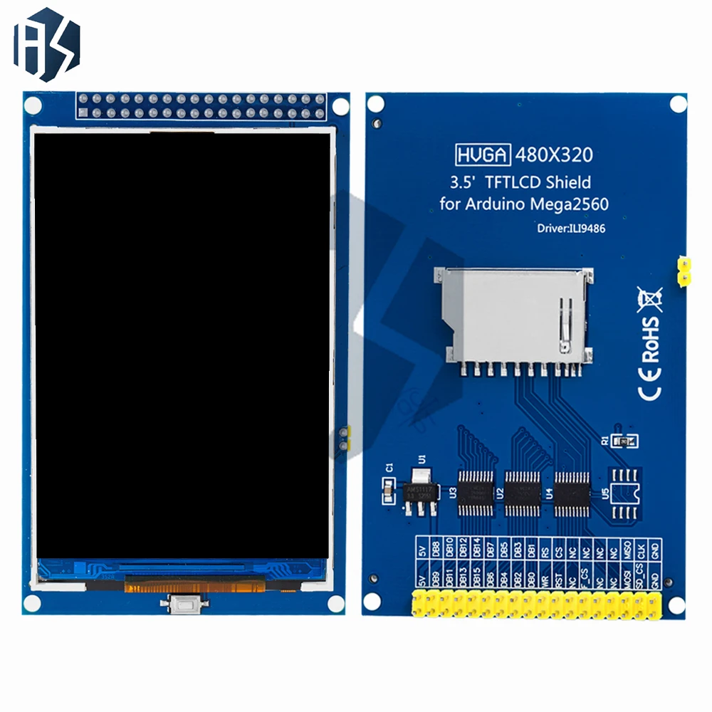 Módulo de tela LCD TFT de 3,5 polegadas Ultra HD 320X480 para placa Arduino MEGA 2560 R3