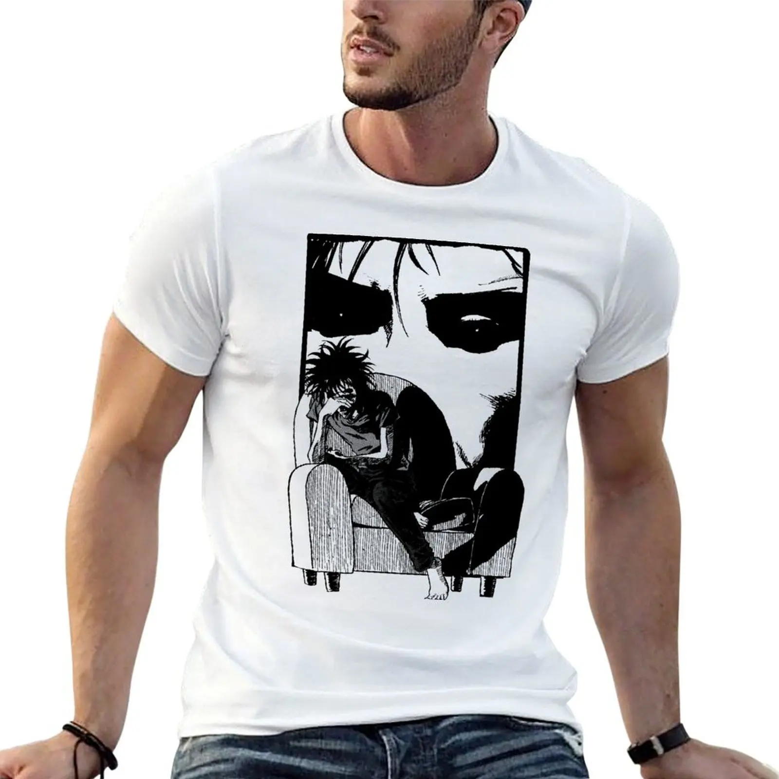 

Sitting Dream (black) T-Shirt cotton t shirt pack t shirt for man T-Shirt