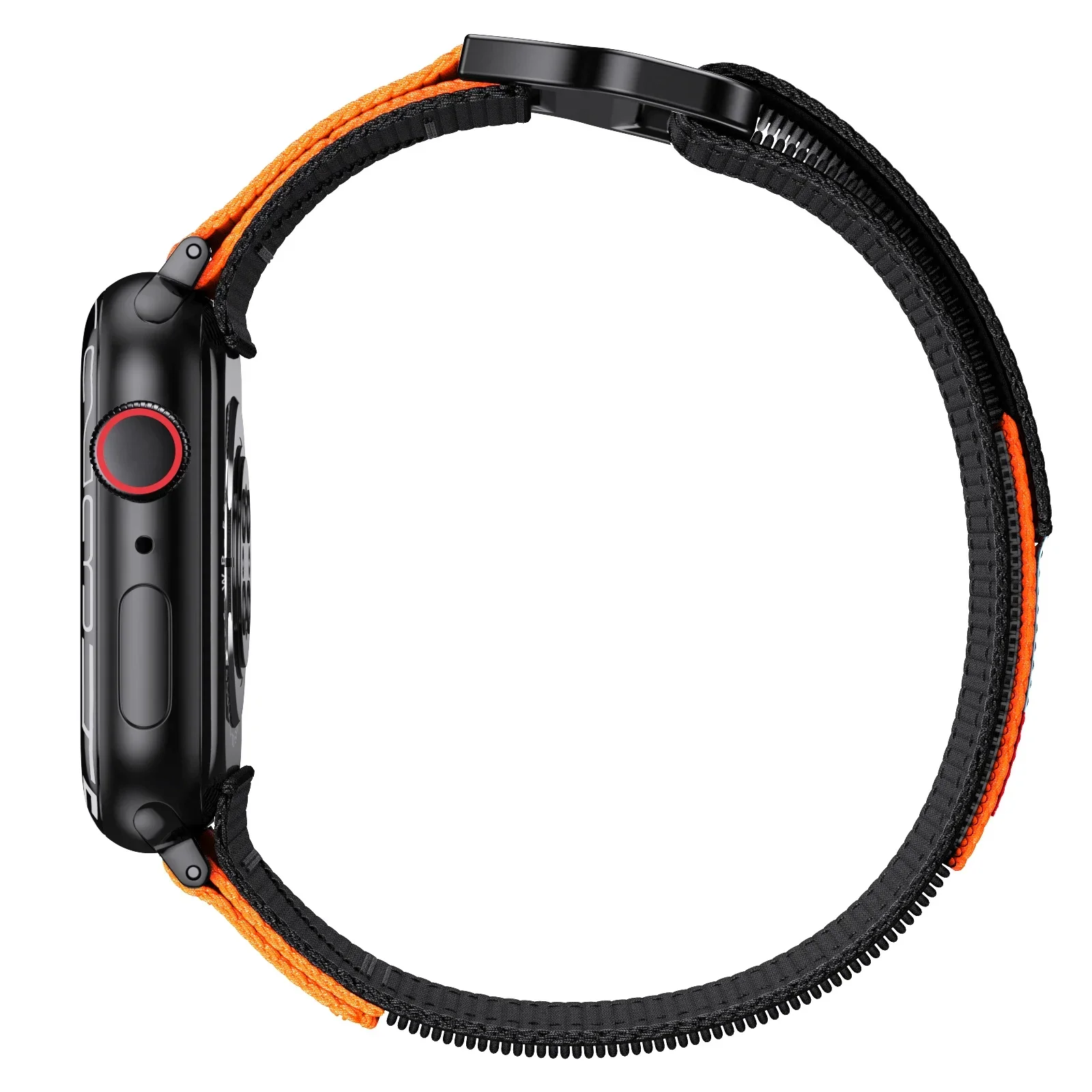Нейлоновый ремешок для Apple Watch Ultra 2 49 мм 46 мм 42 мм 45 мм 44 мм 41 мм 40 мм Спортивный ремешок с петлей Iwatch Series 10 9 8 7 6 SE 5 4 Браслет
