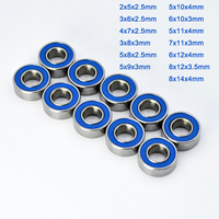 10pcs Stainless Steel SMR52 SMR63 SMR74 SMR83 SMR85 SMR95 SMR105 SMR106 SMR115 1050 1150  2RS Miniature Bearing Ball Bearings