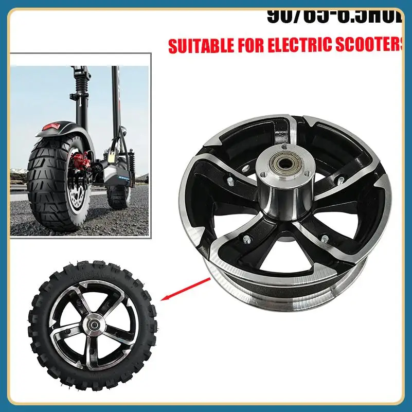 Electric Scooter 90/65-6.5 Front Rear Disc Brake Aluminum Wheels 11 Inch 6.5 Inch Wheel Hub Scooter Accessories