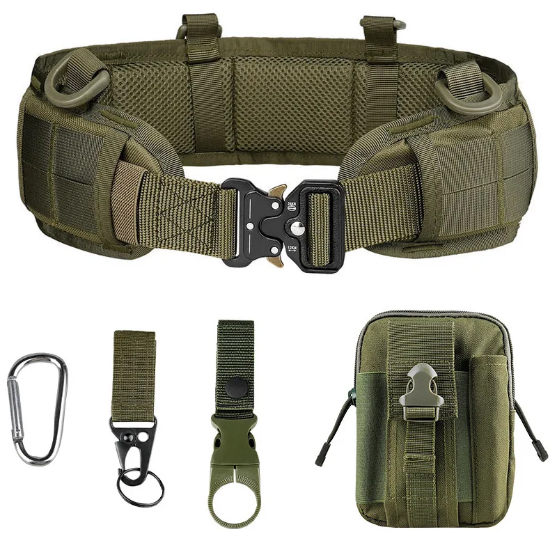 Military Fan Outdoor Multifunctional Belt Quick Release Buckle Molle Tactical Waist Seal Field Training Combination Belt Set