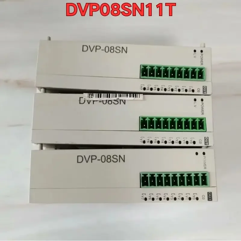 Second-hand PLC module DVP08SN11T function test is normal