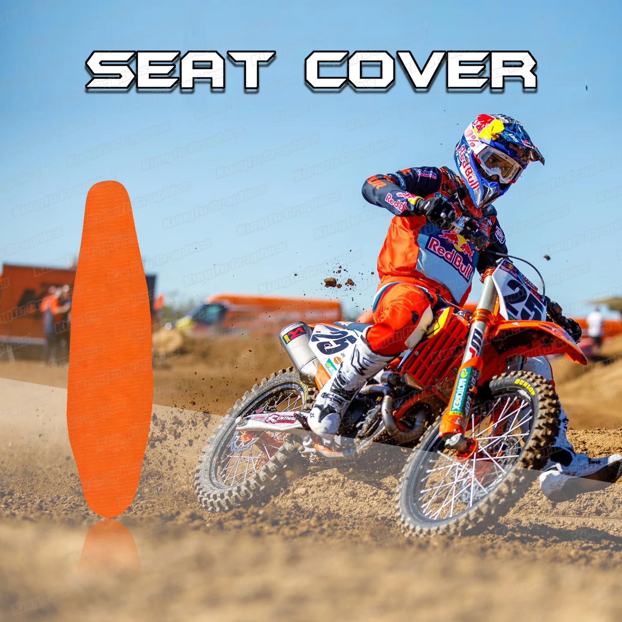 JY Racing-funda de asiento de bicicleta de Cross MX Enduro, para KTM 2023 2024 SX SXF 125 250 300 350 450 / 2024 XCW EXC-F 150 250 300 450 500