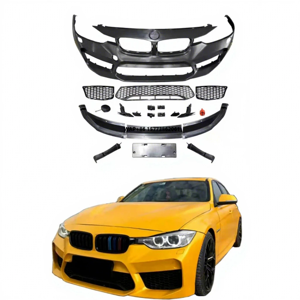 

New Product F30 M5 Style pp Material Front Bumper for Bodykit Auto Car Bumper F30 M5 Upgrade Replace Car Body Parts
