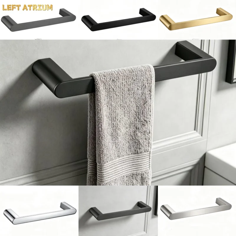 High Quality Bathroom Towel Ring Hook Hardware Accessories Storage Holder Stainless Steel Hand Towel Holder Modern Towel Hanger