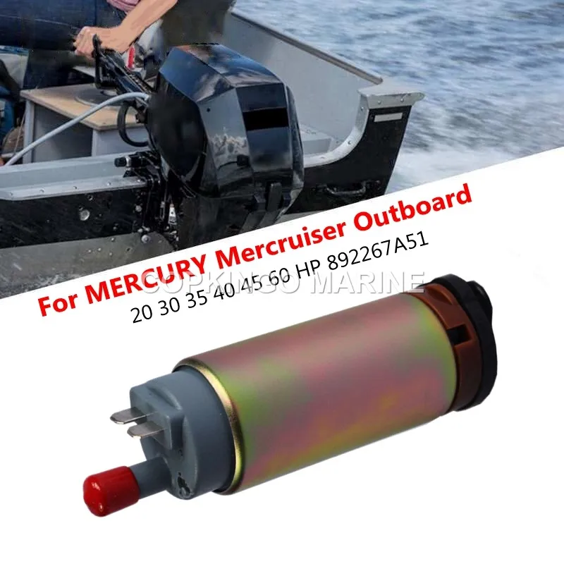 

Лодочный топливный насос для Mercury MerCruiser, подвесной мотор 4T 20 30 35 40 45 60 HP, 4 хода, 65418559,65695844,892267A51