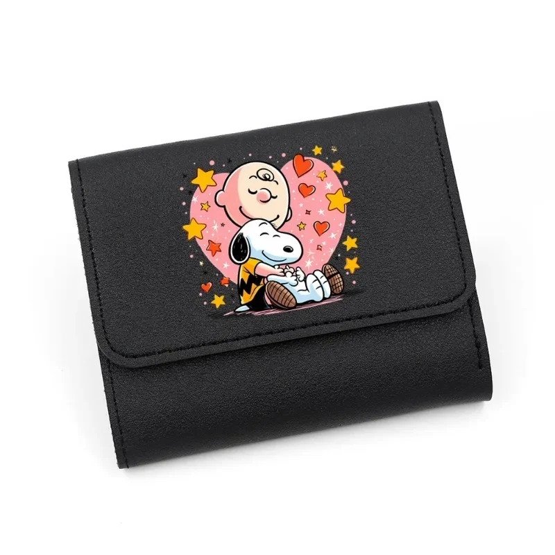 Cartoon Snoopies New Women Wallets Short Simple Purses Ladies Casual Hasp Bags Small Purse Women Bag Mini Coin Bag Women Purses